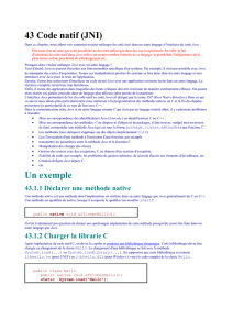 43 Code natif (JNI)