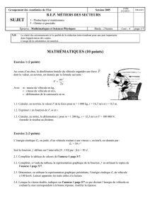 bep métiers des secteurs