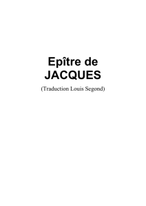 Jacques 1 - La Sainte Bible