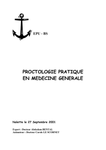 proctologie pratique