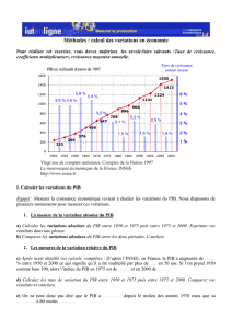 Calcul des variations en économie