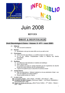 Soins Aides Soignantes – N°22 – Juin 2008