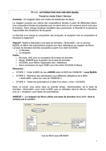 METTRE EN PLACE UNE SOLUTION APPLICATIVE 2 TIER