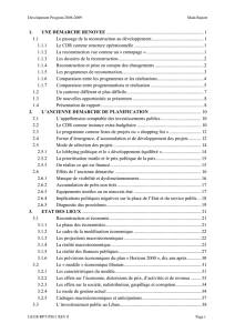 7.1 Présentation normalisée de la situation des