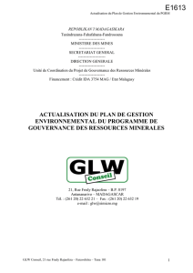 Evaluation de la mise en œuvre du plan de gestion et