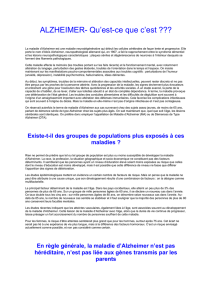 Alzheimer - Orthophonie.fr