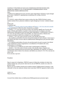 Contrat Type EHPAD - Conseil départemental de Côte d`or de l