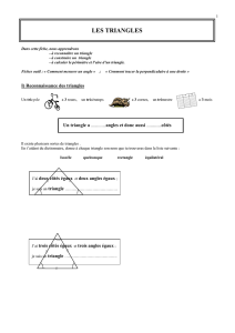 les triangles - Math