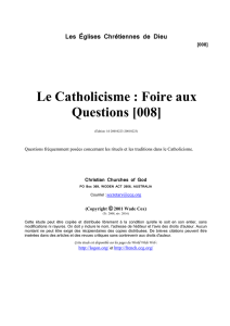 Catholicisme : Foire aux Questions [008]