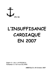 Insuffisance cardiaque 2007