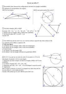 Triangles semblables