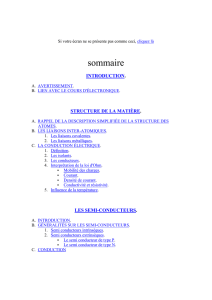 b. lien avec le cours d`électronique.