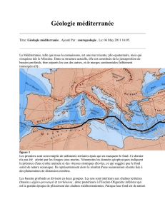 Géologie méditerranée