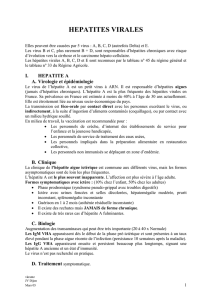 hepatites virales - Formation Médecine du Travail