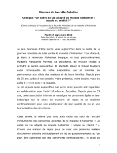 Discours de Laurette Onkelinx - Coordination Antenne Référents