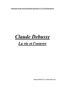 Claude Debussy - Gymnázium Jozefa Gregora Tajovského