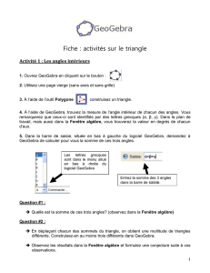 Fiche descriptives d`une séance d`enseignement - Math-tic