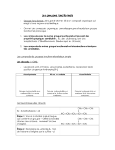 Notes: Les groupes fonctionnels