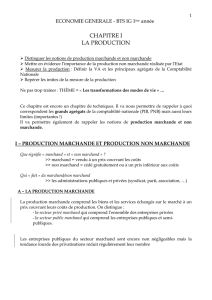 la production