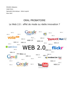 Web2.0 : Effet de mode ou réele innovation