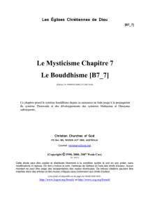 Le Mysticisme Chapitre 7 Le Bouddhisme [B7_7]