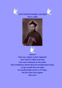 saint antoine-marie zaccaria - Saint Michel Prince des Anges