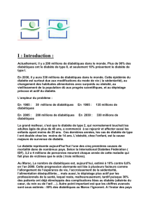 Diabète insulinodépendant de l`enfant