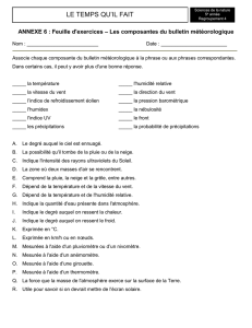 Annexe 6 : Feuille d`exercices - Les composantes du bulletin