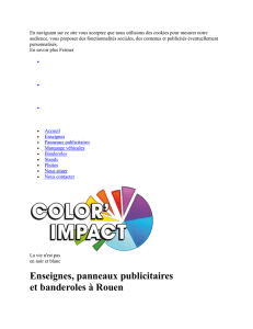 enseignes - Color Impact