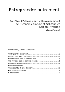 Fiche action - Pôle ESS Sambre