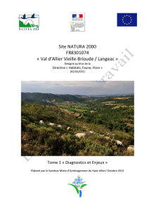 DOCOB du site Natura 2000 FR 8301074 « Val d`Allier