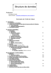 Structure de données