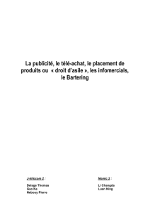 Le Bartering - Communication Publicitaire Audiovisuelle