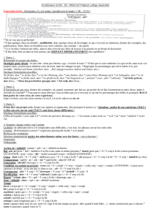Certification A2-B1 : EE : FRECAUT Martial, collège Amnéville