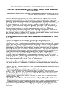 colloque de lorient, 15-17 novembre 2007 : la - Hubert Bonin