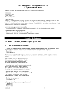 Les Connexions Notes de l`étudiant E