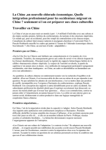 La Chine ,un nouvelle eldorado
