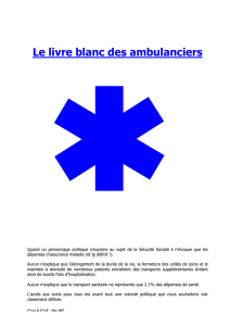 Le livre blanc des ambulanciers