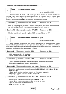 Dossier QUESTIONNAIRE Sous épreuve E5-2 Génie