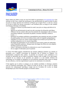 Communiqué de presse "Réseau PACASEP" (fichier Word) - AP-HM