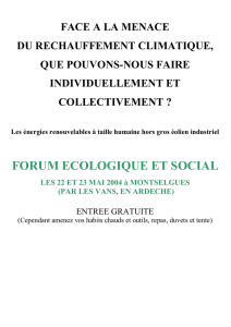 en version DOC (990 Ko) - Forum Ecologique et Social