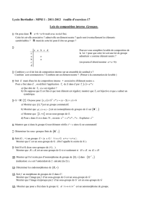 MPSI 1 96-97 Feuille d`exercices 1