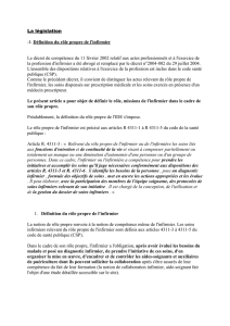 La législation