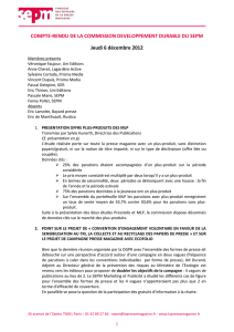 COMPTE-RENDU DE LA COMMISSION DEVELOPPEMENT