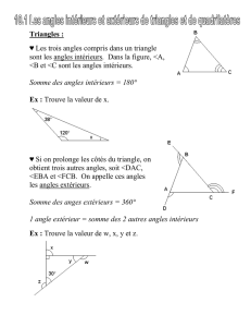 Triangles :