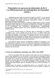Le difficile parcours de (ré)intégration du traumatisé crânien