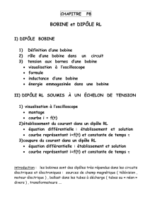 ii) dipôle rl soumis à un échelon de tension