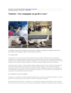 Tunisair : Une compagnie au garde