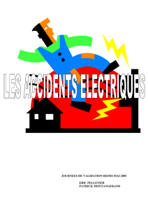 Accidents électriques - Formation Médecine du Travail