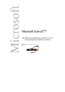 1. Qu`est-ce qu`ActiveX